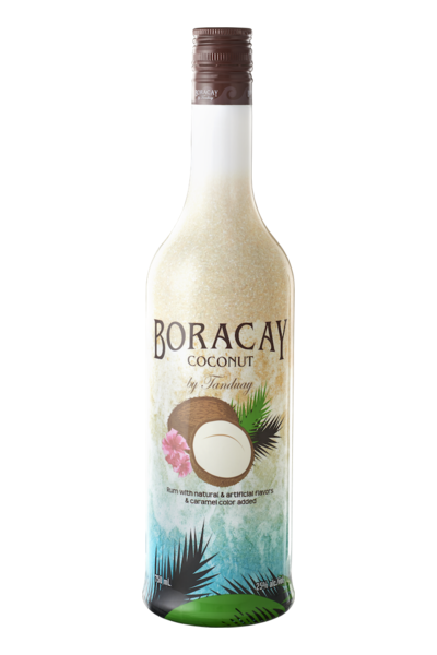 palms coconut rum TANDUAY BORACAY COCONUT RUM