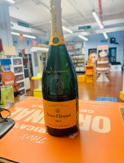 Celebrate Engagement Season with Custom Engraved Champagne Bottles