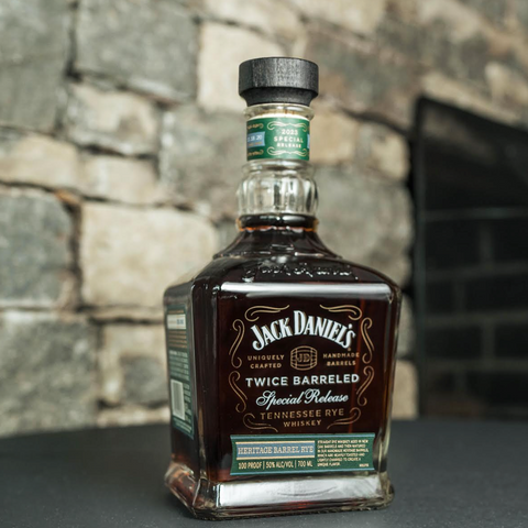 JACK DANIEL TWICE BARRELED HERITAGE RYE
