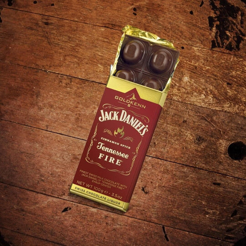 JACK DANIEL'S FIRE GOLDKENN CHOCOLATE BAR