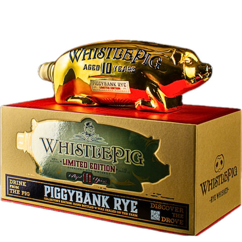 WhistlePig Piggybank 10 Year Rye Whiskey