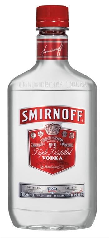 SMIRNOFF VODKA 375 ML