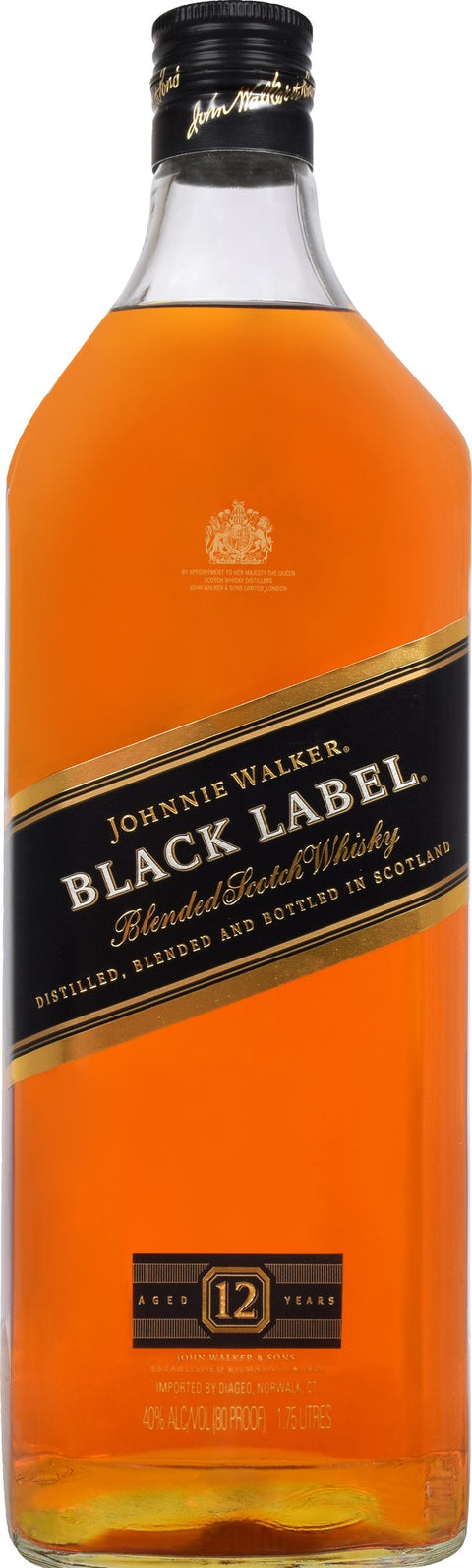 JOHNNIE WALKER BLACK 1.75L