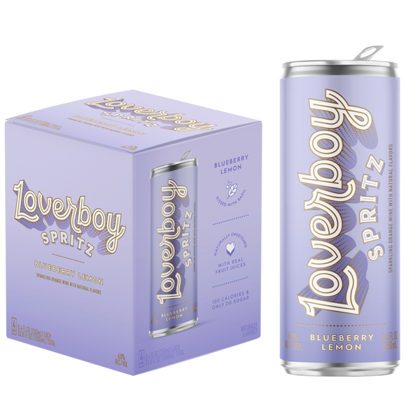 LOVERBOY 4 PACK BLUEBERRY LEMON SPRITZ | Premium Spirits & Liquor
