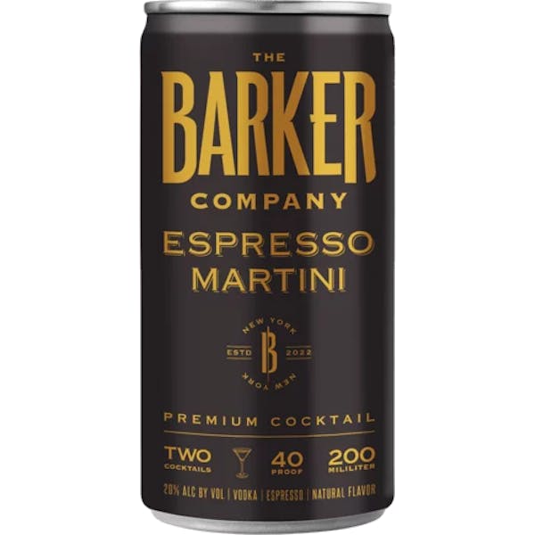 THE BARKER ESPRESSO MARTINI | Premium Spirits & Liquor Online