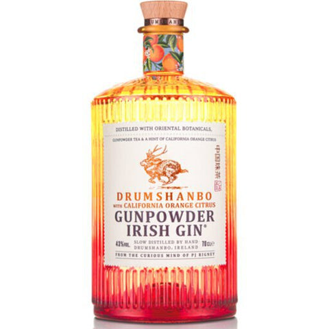 DRUMSHANBO GUNPOWDER IRISH GIN ORANGE CITRUS