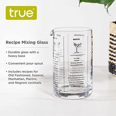 RECIPE MIXING GLASS