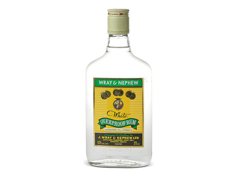 WRAY & NEPHEW OVERPROOF RUM .375ML