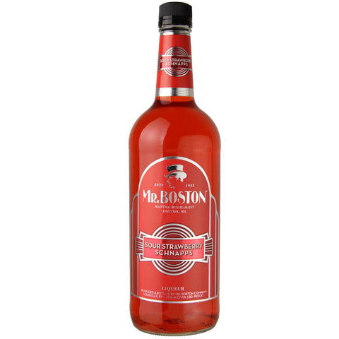 Mr Boston Sour Strawberry Schnapps