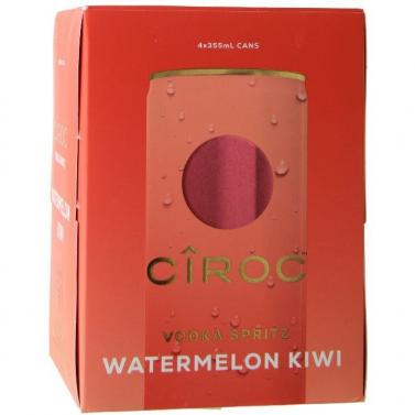 CIROC VODKA - WATERMELON KIWI (4 pack 355ml cans)